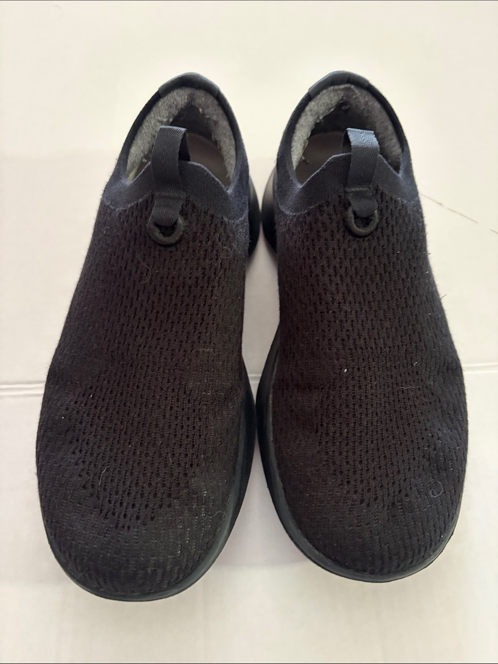 allbirds Women's Black Slip-On Knit Athletic Shoes